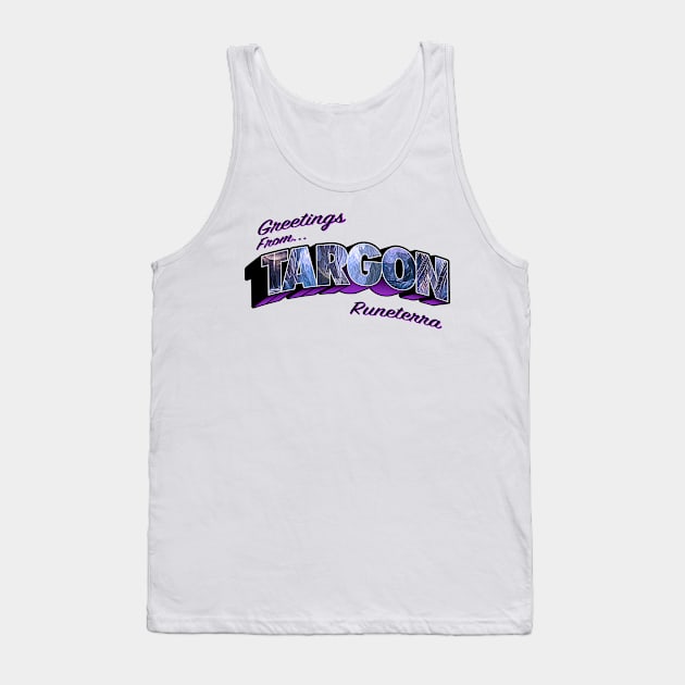 Greetings from Targon vintage Tank Top by Scrapyardigan